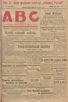 ABC : pismo codzienne : informuje wszystkich o wszystkiem. R.2, 1927, nr 325
