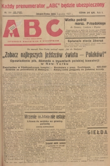 ABC : pismo codzienne : informuje wszystkich o wszystkiem. R.2, 1927, nr 331