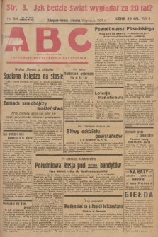 ABC : pismo codzienne : informuje wszystkich o wszystkiem. R.2, 1927, nr 344