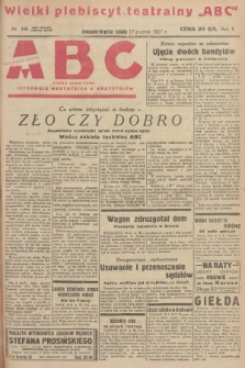 ABC : pismo codzienne : informuje wszystkich o wszystkiem. R.2, 1927, nr 346