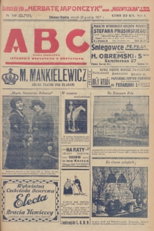 ABC : pismo codzienne : informuje wszystkich o wszystkiem. R.2, 1927, nr 349