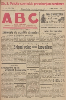 ABC : pismo codzienne : informuje wszystkich o wszystkiem. R.2, 1927, nr 354