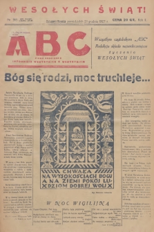 ABC : pismo codzienne : informuje wszystkich o wszystkiem. R.2, 1927, nr 355