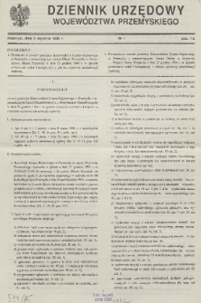 Dziennik Urzędowy Województwa Przemyskiego. 1995, nr 1