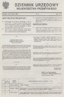 Dziennik Urzędowy Województwa Przemyskiego. 1995, nr 11