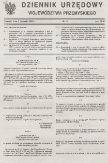 Dziennik Urzędowy Województwa Przemyskiego. 1995, nr 14