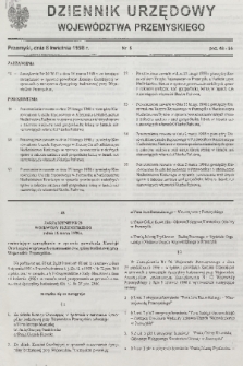 Dziennik Urzędowy Województwa Przemyskiego. 1998, nr 5