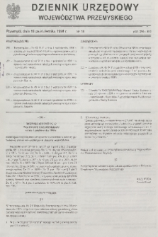 Dziennik Urzędowy Województwa Przemyskiego. 1998, nr 18
