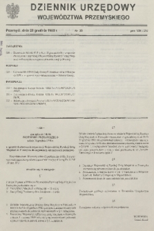 Dziennik Urzędowy Województwa Przemyskiego. 1998, nr 20