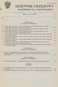 Dziennik Urzędowy Województwa Tarnowskiego. 1998, nr 10