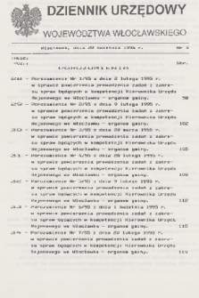 Dziennik Urzędowy Województwa Włocławskiego. 1995, nr 5