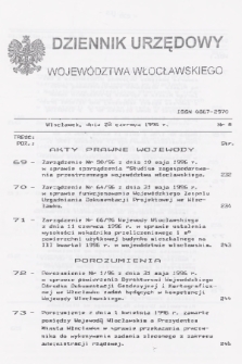 Dziennik Urzędowy Województwa Włocławskiego. 1996, nr 8