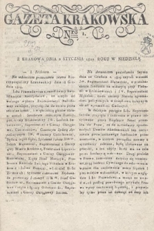 Gazeta Krakowska. 1820 , nr  1