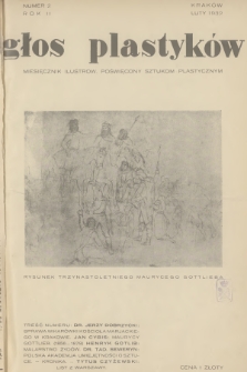 Głos Plastyków : miesięcznik ilustrow. poświęcony sztukom plastycznym. R.2 [!], 1932, Zeszyt 2