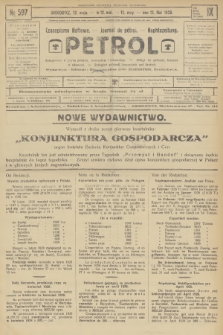 Petrol : czasopismo naftowe : journal de pétrol : Naphtazeitung. R.9, 1928, № 597