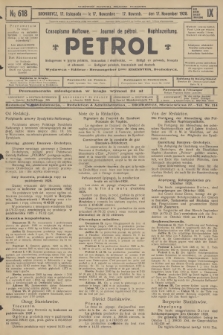 Petrol : czasopismo naftowe : journal de pétrol : Naphtazeitung. R.9, 1928, № 618