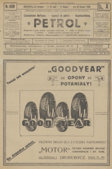 Petrol : czasopismo naftowe : journal de pétrol : Naphtazeitung. R.10, 1929, № 659