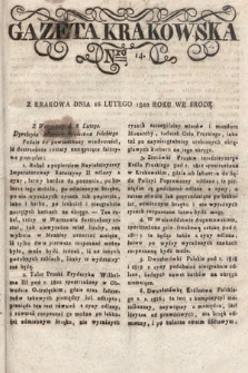Gazeta Krakowska. 1820 , nr  14