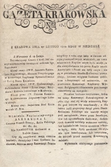 Gazeta Krakowska. 1820 , nr  17