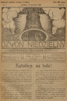 Dzwon Niedzielny : ilustrowany tygodnik katolicki. 1926, nr 3