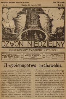 Dzwon Niedzielny : ilustrowany tygodnik katolicki. 1926, nr 4