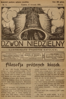 Dzwon Niedzielny : ilustrowany tygodnik katolicki. 1926, nr 5