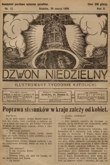 Dzwon Niedzielny : ilustrowany tygodnik katolicki. 1926, nr 13