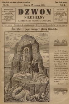 Dzwon Niedzielny : ilustrowany tygodnik katolicki. 1926, nr 26