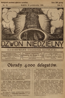 Dzwon Niedzielny : ilustrowany tygodnik katolicki. 1926, nr 43