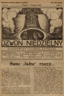 Dzwon Niedzielny : ilustrowany tygodnik katolicki. 1926, nr 45