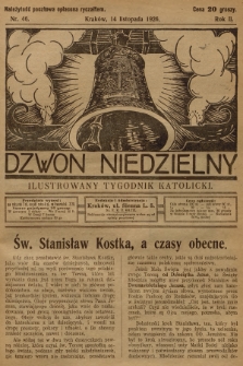 Dzwon Niedzielny : ilustrowany tygodnik katolicki. 1926, nr 46