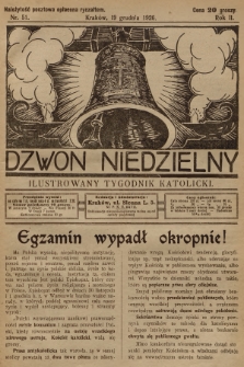 Dzwon Niedzielny : ilustrowany tygodnik katolicki. 1926, nr 51