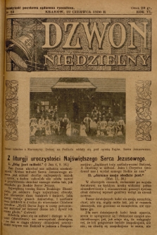 Dzwon Niedzielny. 1930, nr 25