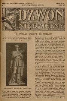 Dzwon Niedzielny. 1930, nr 27