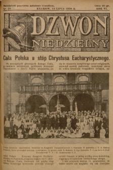 Dzwon Niedzielny. 1930, nr 28