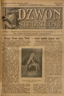 Dzwon Niedzielny. 1930, nr 32