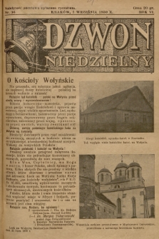 Dzwon Niedzielny. 1930, nr 36