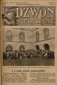 Dzwon Niedzielny. 1930, nr 38
