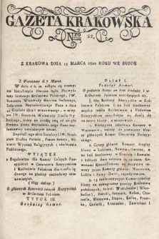 Gazeta Krakowska. 1820 , nr  22
