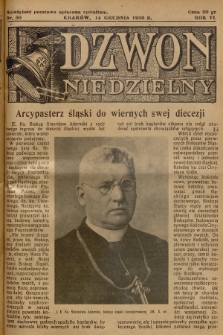 Dzwon Niedzielny. 1930, nr 50