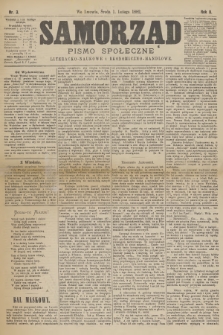 Samorząd : pismo społeczne, literacko-naukowe i ekonomiczno-handlowe. R.2, 1882, nr 3