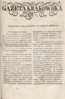 Gazeta Krakowska. 1820 , nr  25