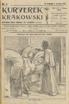 Kuryerek Krakowski : ilustrowane pismo codziennie dla wszystkich. 1902, nr 2