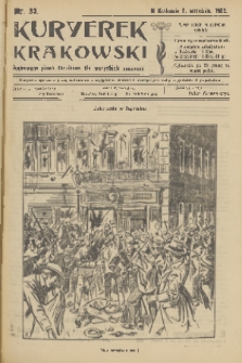 Kuryerek Krakowski : ilustrowane pismo codziennie dla wszystkich. 1902, nr 23