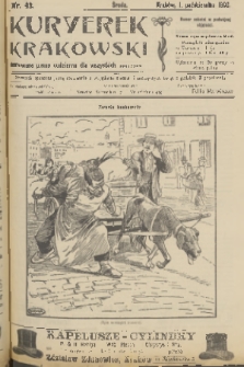 Kuryerek Krakowski : ilustrowane pismo codziennie dla wszystkich. 1902, nr 43