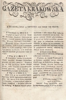 Gazeta Krakowska. 1820 , nr  30