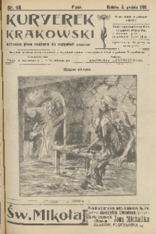 Kuryerek Krakowski : ilustrowane pismo codziennie dla wszystkich. 1902, nr 98