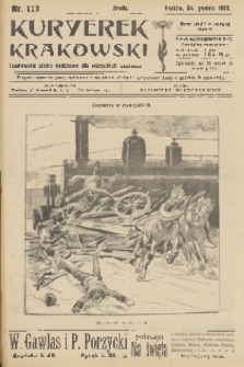 Kuryerek Krakowski : ilustrowane pismo codziennie dla wszystkich. 1902, nr 113