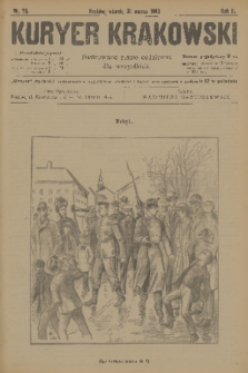 Kuryer Krakowski : ilustrowane pismo codziennie dla wszystkich. 1903, nr 73