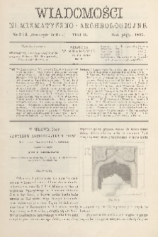 Wiadomości Numizmatyczno-Archeologiczne. R.5, 1893, nr 2 i 3
